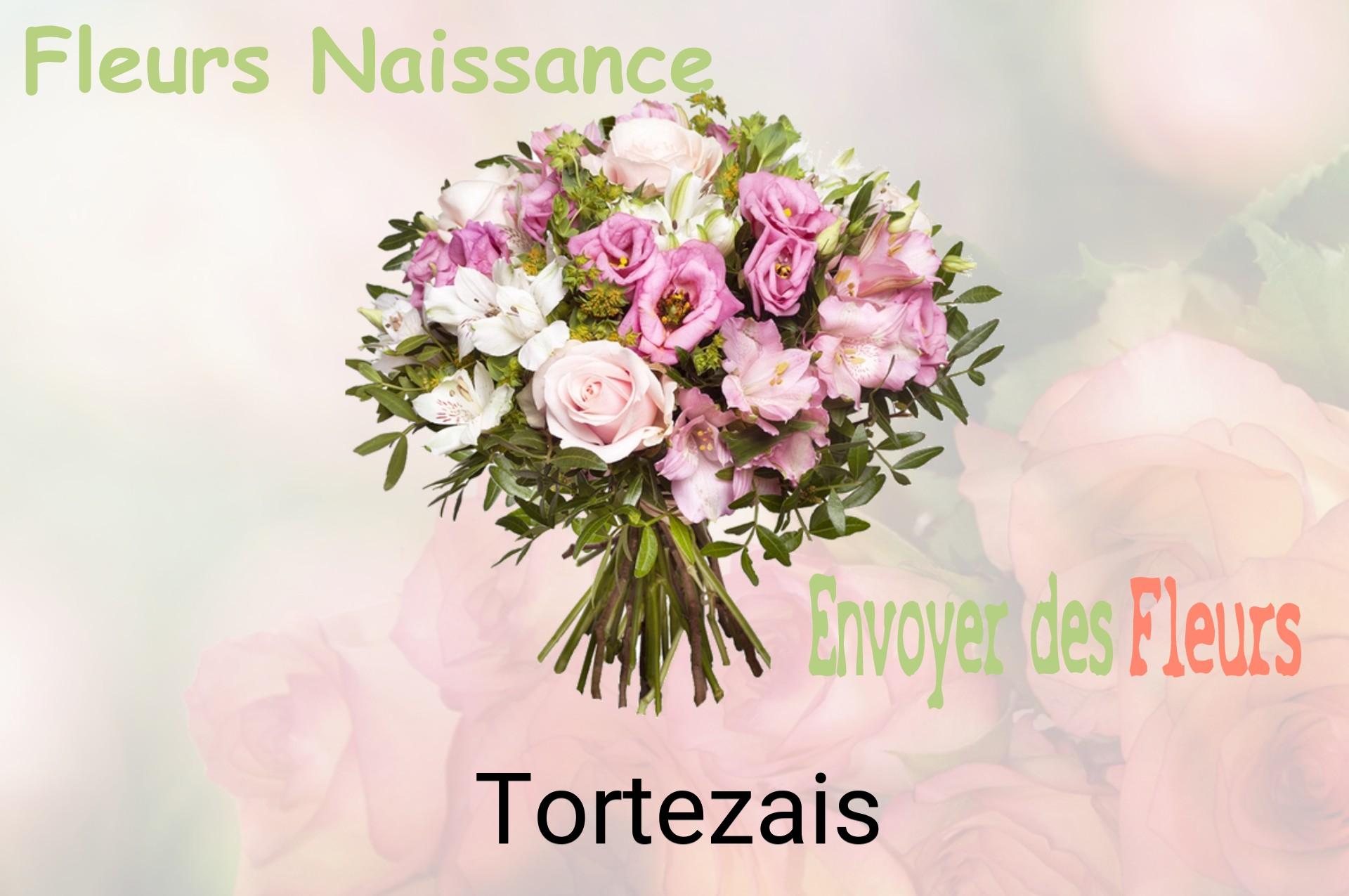 Bouquet de fleurs de naissance livré à Tortezais